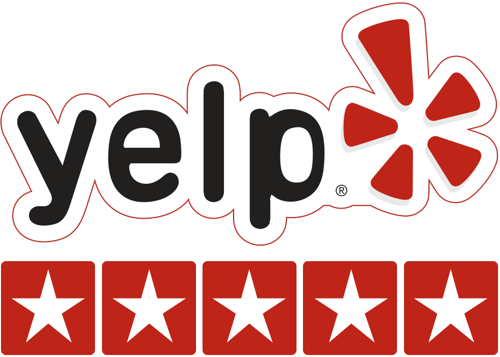 Yelp 5 star badge